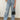 Mitya-jeans a zampa con strappo