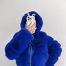 Susia-giacca pelliccia con cappuccio