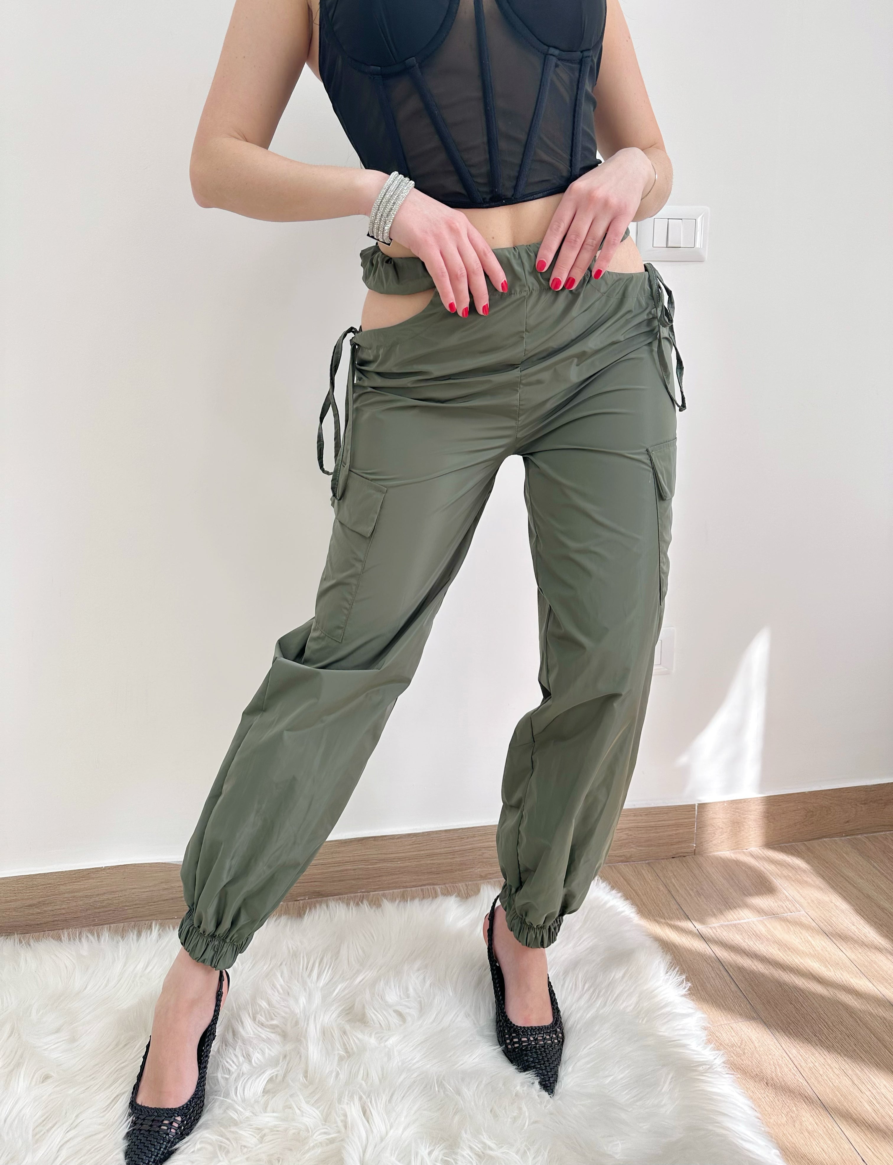 Secily pantalone cargo